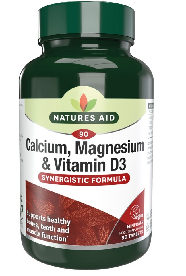 Natures Aid Kalcium-Magnézium-D3 tabletta 90 db